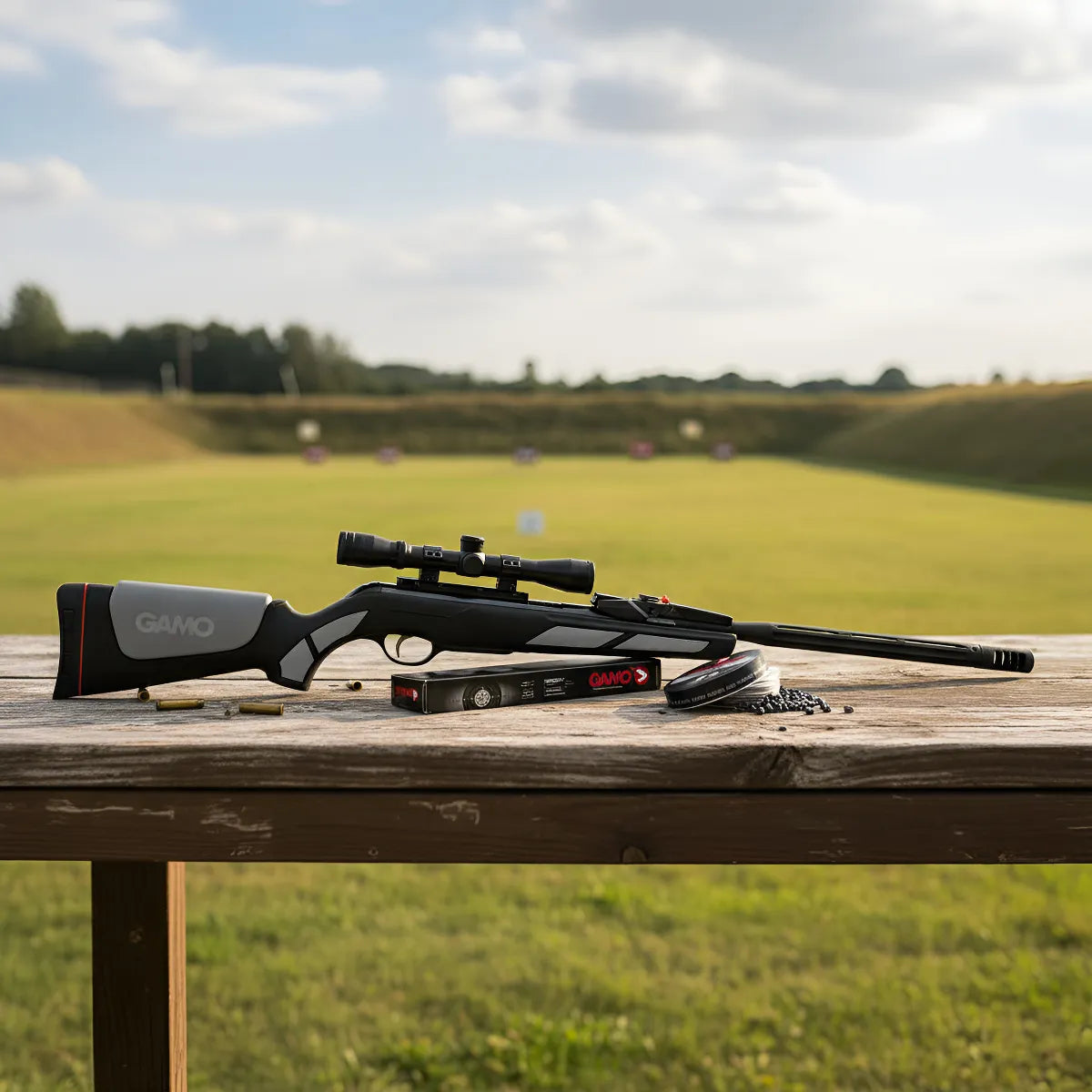 Rifle Gamo Viper Pro 10x Gen3 24j Con Mira 4x32 Negro 5.5 Mm