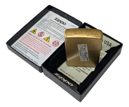 Encendedor Zippo Original En Oferta Por Errores De Grabado - Dorado Vintage