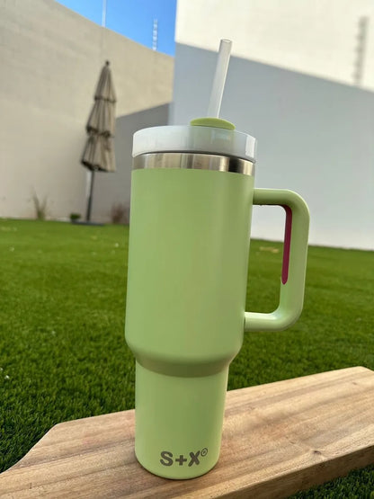 Termo S + X Adventure Quencher 40oz / 1180ml Doble Pared - Verde Claro