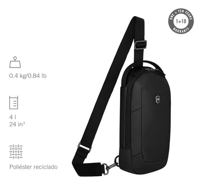 Bolso Mariconera Victorinox Altmont Modern Sling Bag, Negro Negro Liso