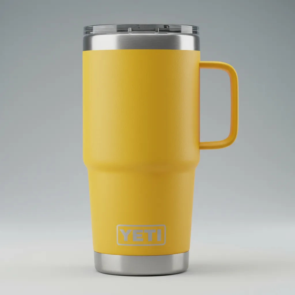 Termo Rambler 20oz / 591ml Travel Mug Alpine Yellow MARCA YETI