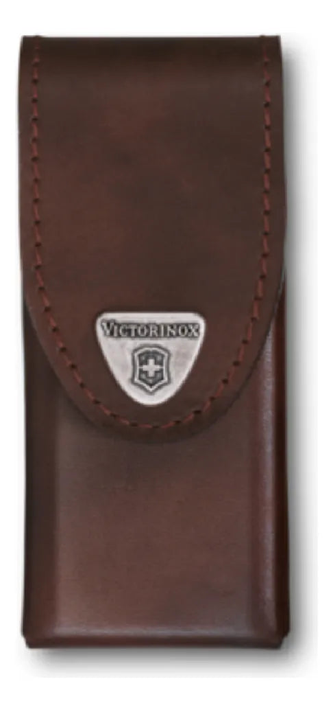 Multiherramienta Swiss Tool Spirit X Plus Con Funda De Piel Color Plateado 3.0235.L