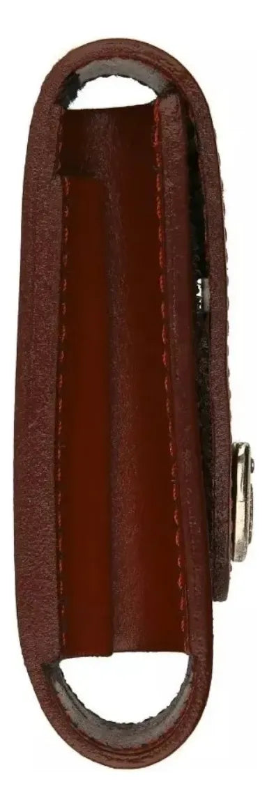 Victorinox Funda De Piel Para Navajas De 91 Mm con Cordón Rojo