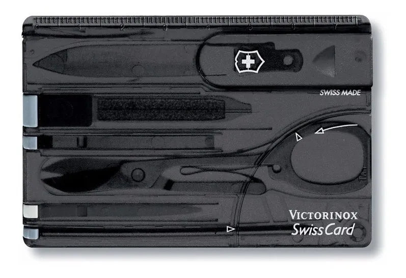Swiss Card Negra Transparente Victorinox 0.7133.T3
