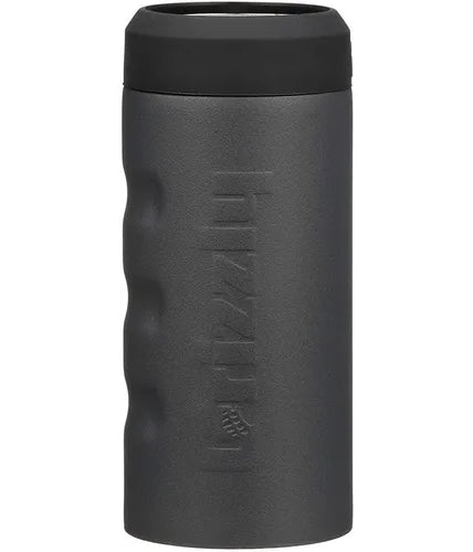 Portalatas Marca Grizzly Charcoa Grip Slim Bote Delgado 12oz