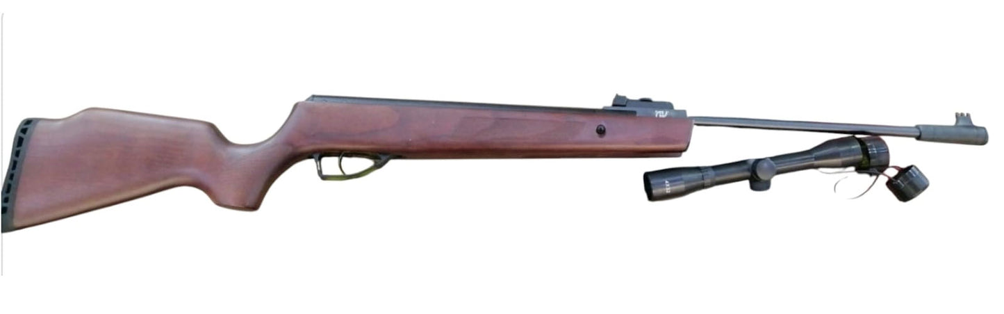Rifle Nova Vista Bb15 Commando Nitropistón Madera con Mira Telescopica 4x32