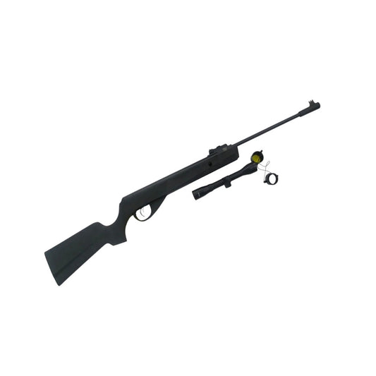 Rifle Nitro Piston Bb-15 Commando Con Diabolos Y Mira 4 X 32