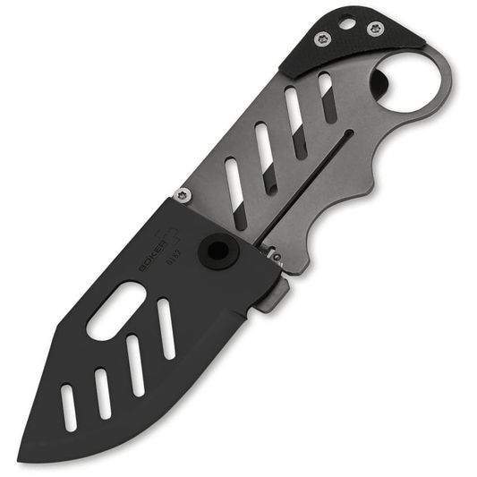 Collar Navaja Boker Con Clip Acero .440 Super Calidad