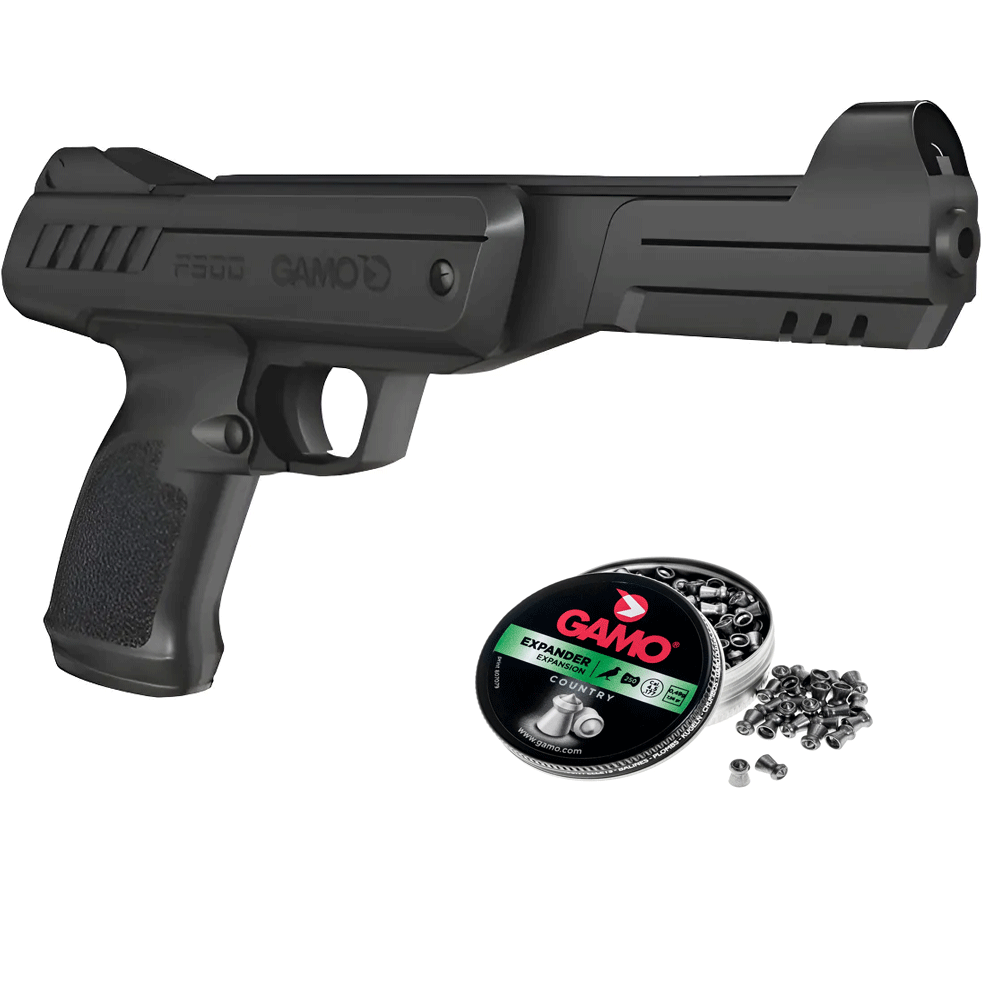 Pistola Gamo P900 Cal. 4.5mm De Resorte De Alta Precision Negro 4.5 Mm