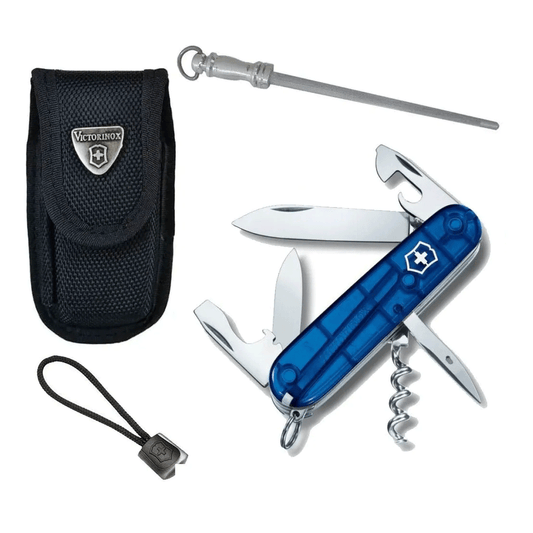 Kit de Navaja Spartan Victorinox con con funda de Nylon, Minichaira y Cordón - 1.3603.T2