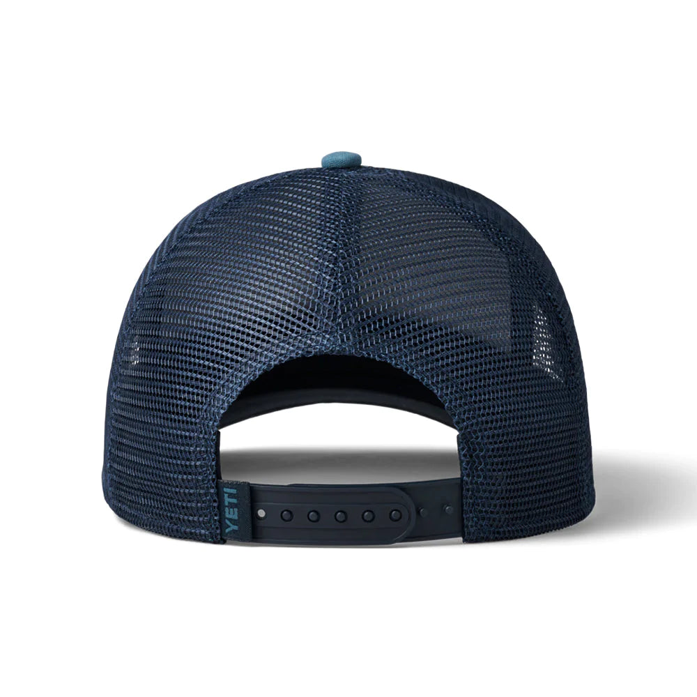 Gorra Fishing Bass Trucker Hat Deep Blue/Navy Marca YETI