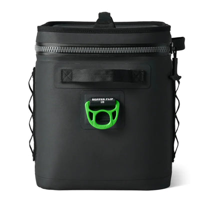 YETI  - Cooler Hielera Flexible Hopper Flip 18 Black/canopy Green