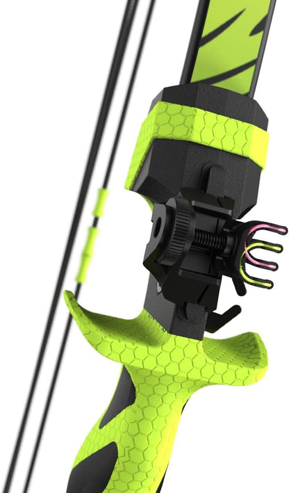 Arco Barnett Compuesto Juvenil Wildhawk Con 2 Flechas 15 Lbs - Verde - SUIZA + XTREME
