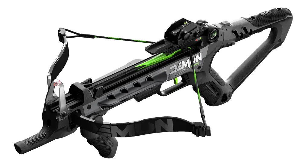 Ballesta Barnett Demun Tri Strike Negra 180 Ft/s Con Flechas - SUIZA + XTREME