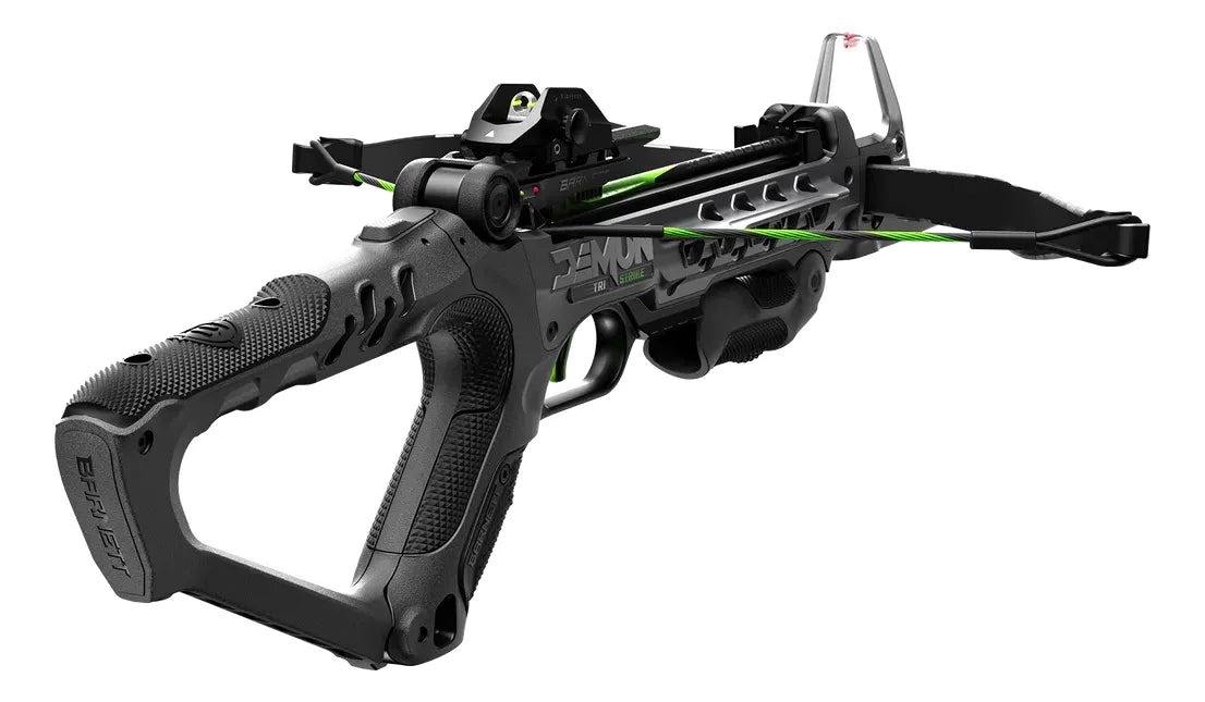 Ballesta Barnett Demun Tri Strike Negra 180 Ft/s Con Flechas - SUIZA + XTREME