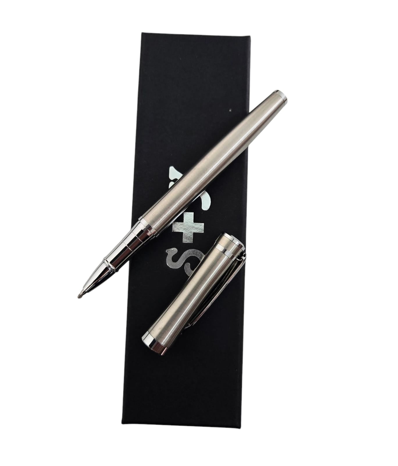 Boligrafo Pluma en estuche S+X - Cromo - SUIZA + XTREME