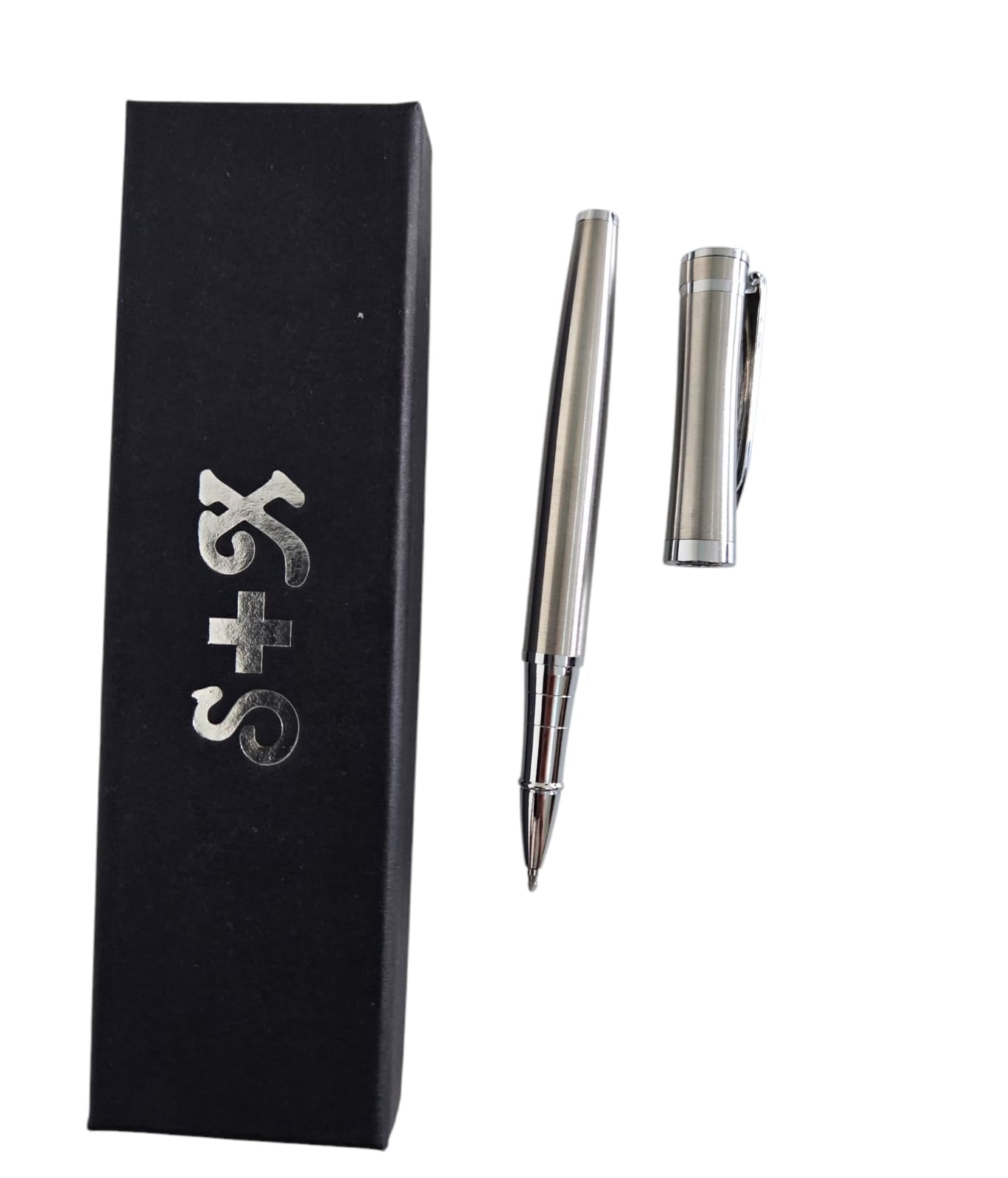 Boligrafo Pluma en estuche S+X - Cromo - SUIZA + XTREME