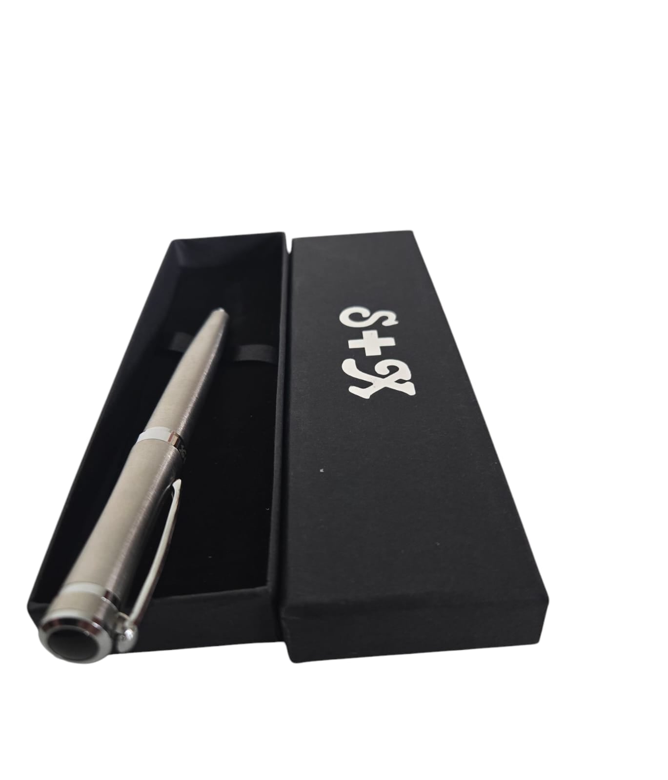 Boligrafo Pluma en estuche S+X - Cromo - SUIZA + XTREME