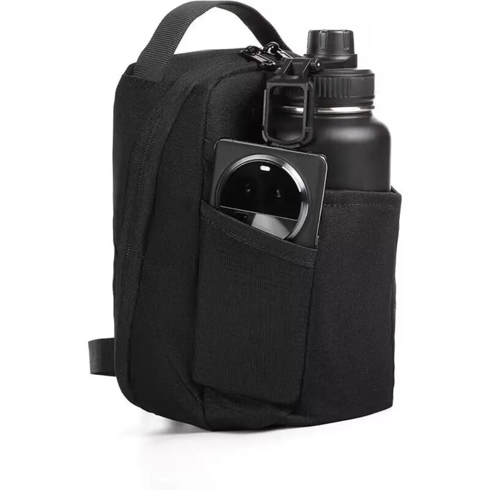 Bolsa bandolera magnética para botella de agua, ajustable, de gran capacidad, para gimnasio, con correa para el hombro, portátil, para deportes - SUIZA + XTREME