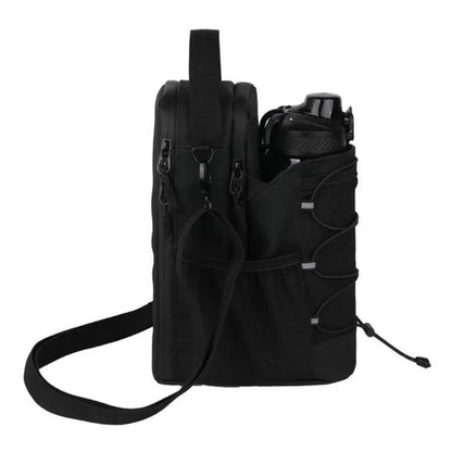 Bolsa bandolera magnética para botella de agua, ajustable, de gran capacidad, para gimnasio, con correa para el hombro, portátil, para deportes - SUIZA + XTREME