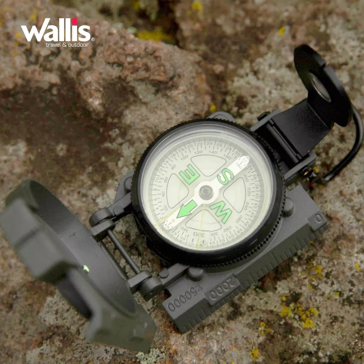 Brújula Profesional Lensática Plegable Wallis - SUIZA + XTREME