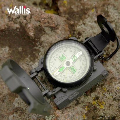 Brújula Profesional Lensática Plegable Wallis - SUIZA + XTREME