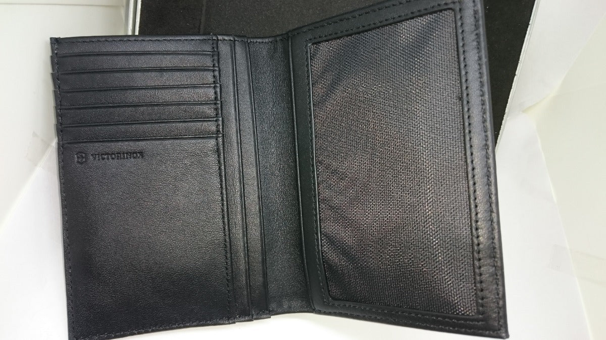 Cartera Victorinox Grenoble Negra Piel Vertical 30164101