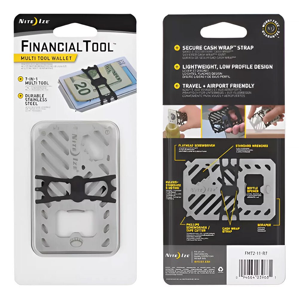 Cartera Nite Ize Financial Tool® Multi Tool Stainlees Steel - SUIZA + XTREME