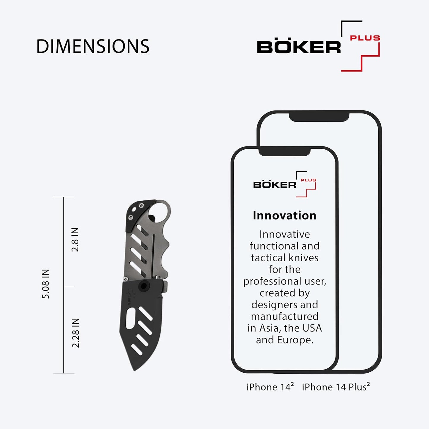 Collar Navaja Boker Con Clip Acero .440 Super Calidad - SUIZA + XTREME