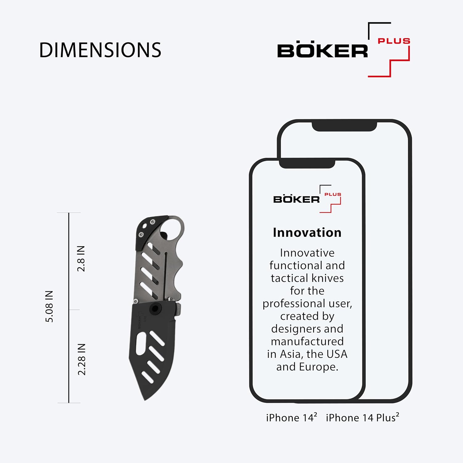 Collar Navaja Boker Con Clip Acero .440 Super Calidad - SUIZA + XTREME