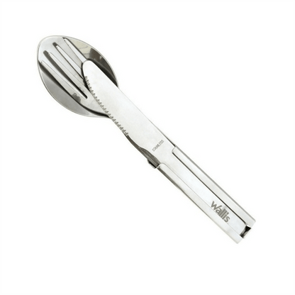 Cubiertos Para Campismo 6 Usos, Desprendible 4 Piezas Wallis - SUIZA + XTREME