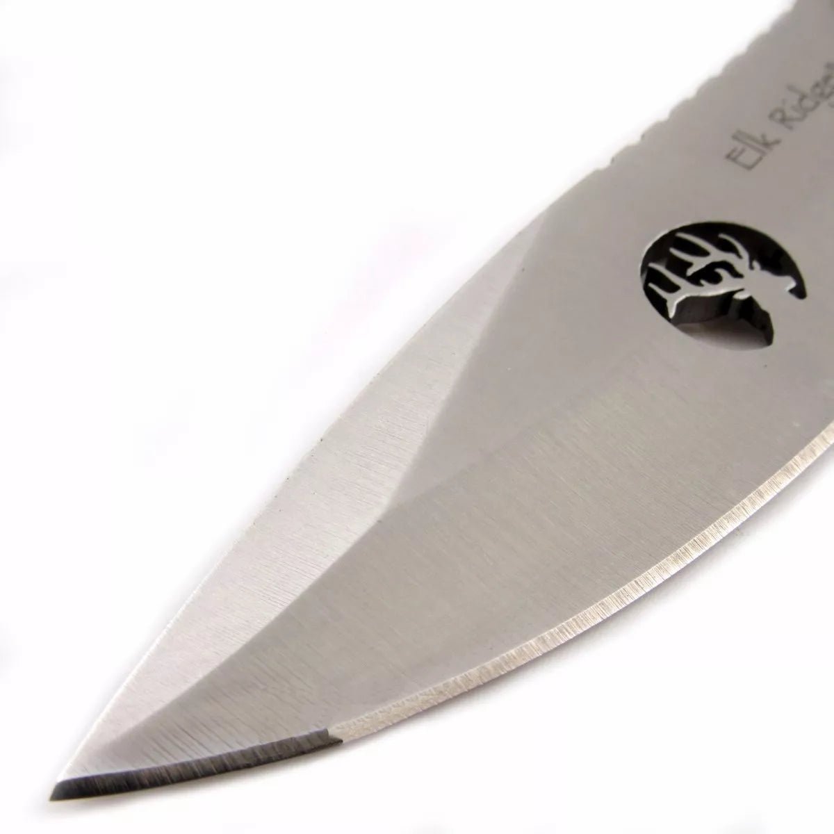 Cuchillo De Caceria Full Tang Elk Ridge 554 Camo Con Personalizado Laser en la hoja - SUIZA + XTREME
