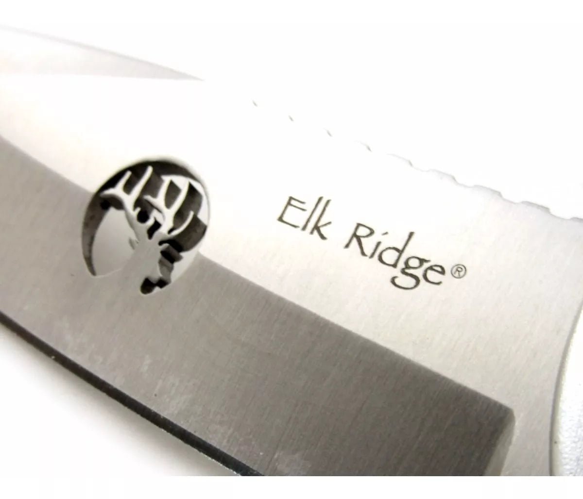 Cuchillo De Caceria Full Tang Elk Ridge 554 Camo Con Personalizado Laser en la hoja - SUIZA + XTREME