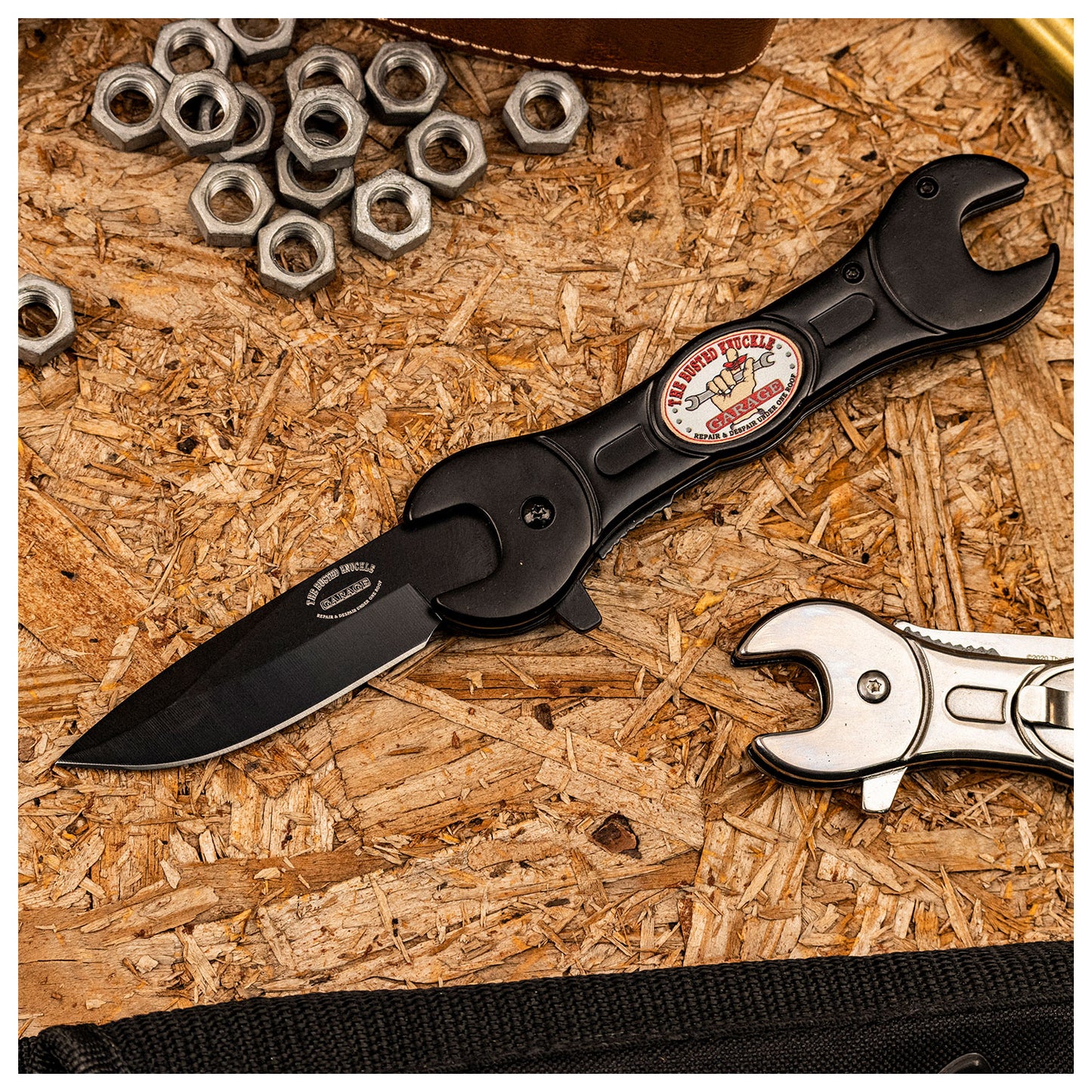 Navaja Asistida Por Resorte Busted Knuckle Garage Bkg-a004bk