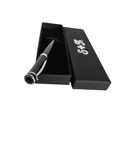 Bolígrafo Pluma en estuche S+X - Negro