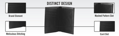 Cartera Victorinox Grenoble Negra Piel Vertical 30164101