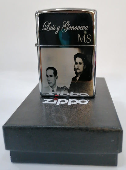 Encendedor Zippo Original En Oferta Por Errores De Grabado - Cromo Espejo
