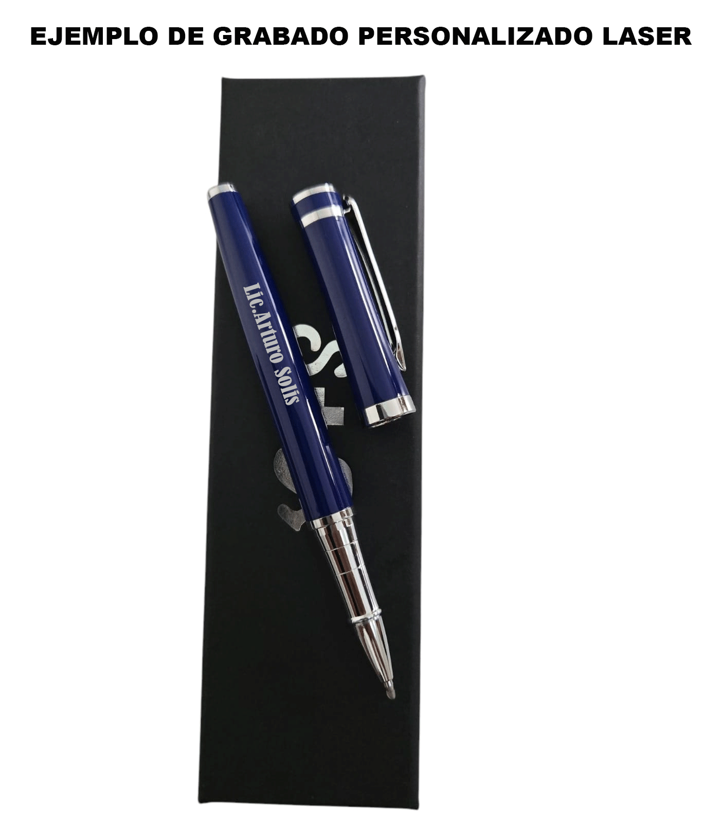 Bolígrafo S+X  Con Grabado De Nombre Permanente - Azul