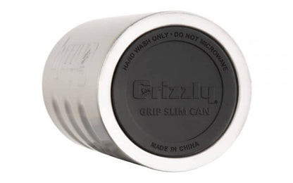 Portalatas Marca Grizzly Grip Slim Can Bote Delgado 12oz