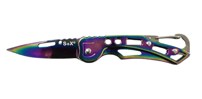 Elegante Navaja Marca S+x Plegable De Acero Inoxidable - Tornasol