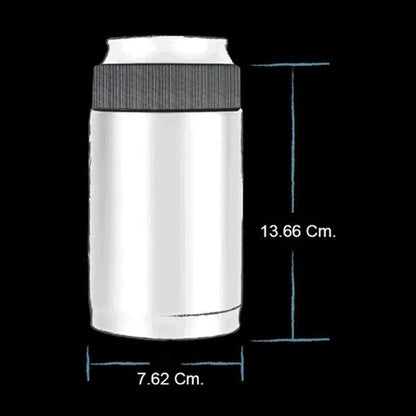 Portalatas Marca Grizzly Bote Tradic De 355 Ml 100% Original