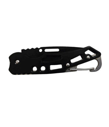Elegante Navaja Marca S+x Plegable De Acero Inoxidable - Negra