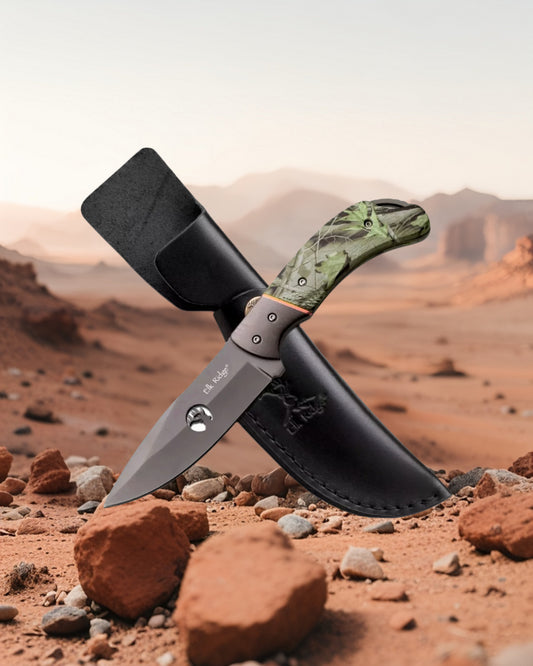 Cuchillo De Caceria Full Tang Elk Ridge 554 Camo