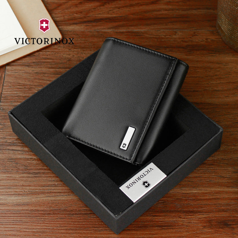 Cartera Victorinox Grenoble Negra Piel Vertical 30164101