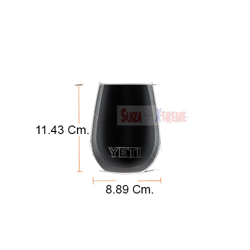 Termo Rambler 10 Oz Wine Azul Navy MARCA YETI