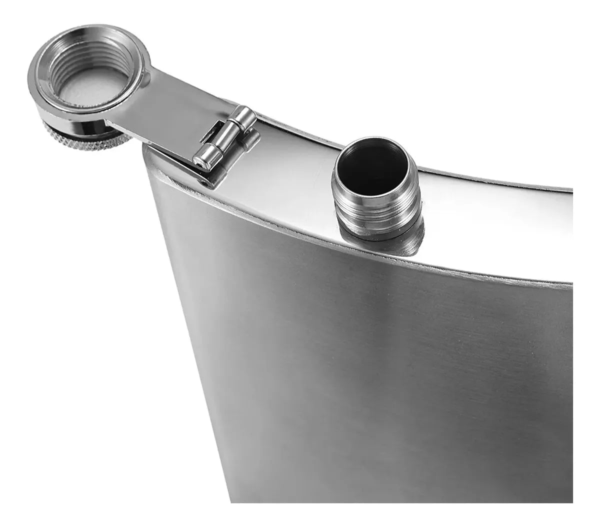 Licorera Anfora 7oz Bolsillo Acero Inoxidable Personalizada - Acero - SUIZA + XTREME