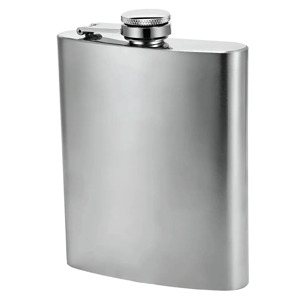 Licorera Anfora 7oz Bolsillo Acero Inoxidable Personalizada - Acero - SUIZA + XTREME