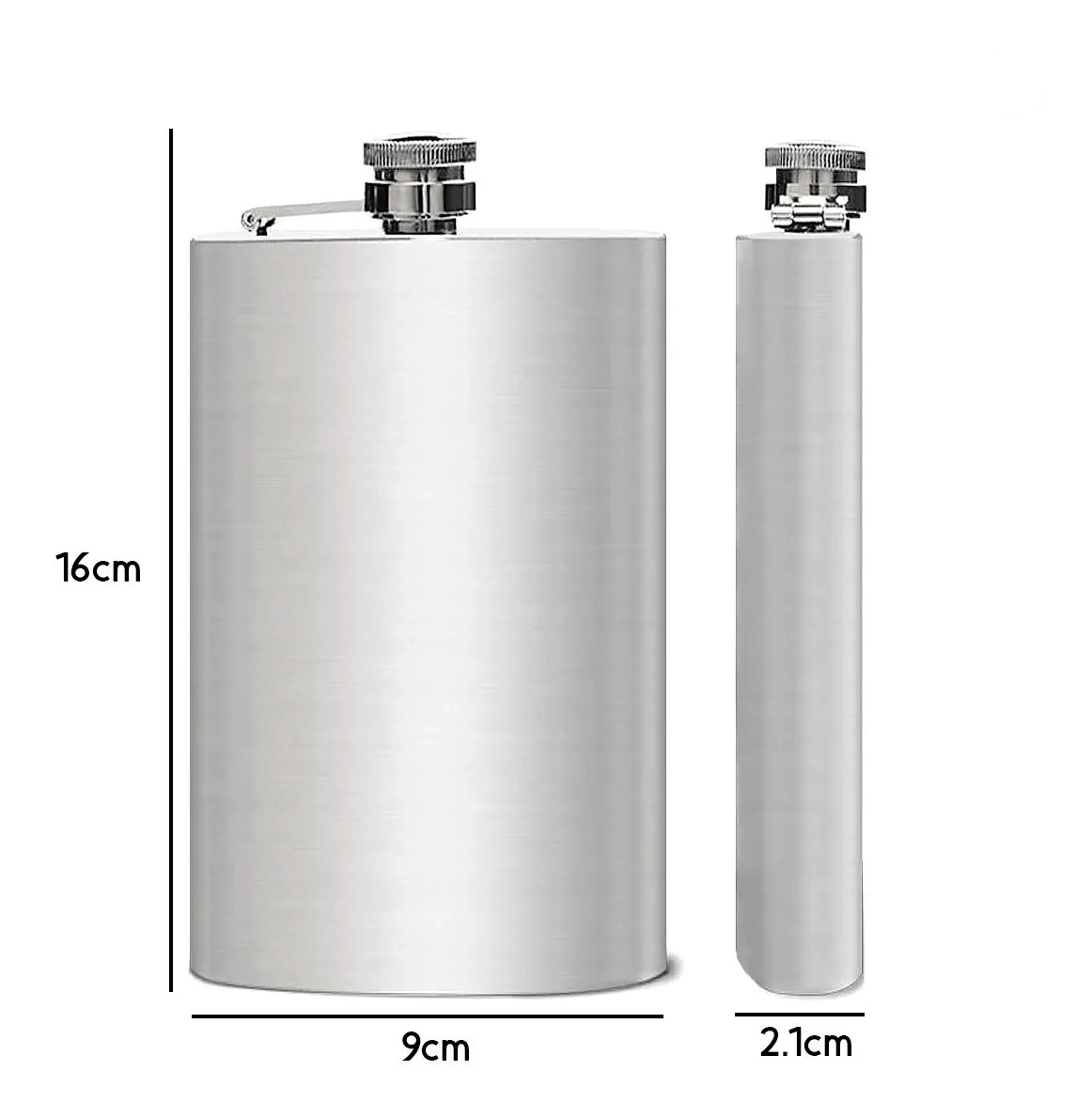 Licorera Anfora 9oz Bolsillo Acero Inoxidable Personalizada - SUIZA + XTREME