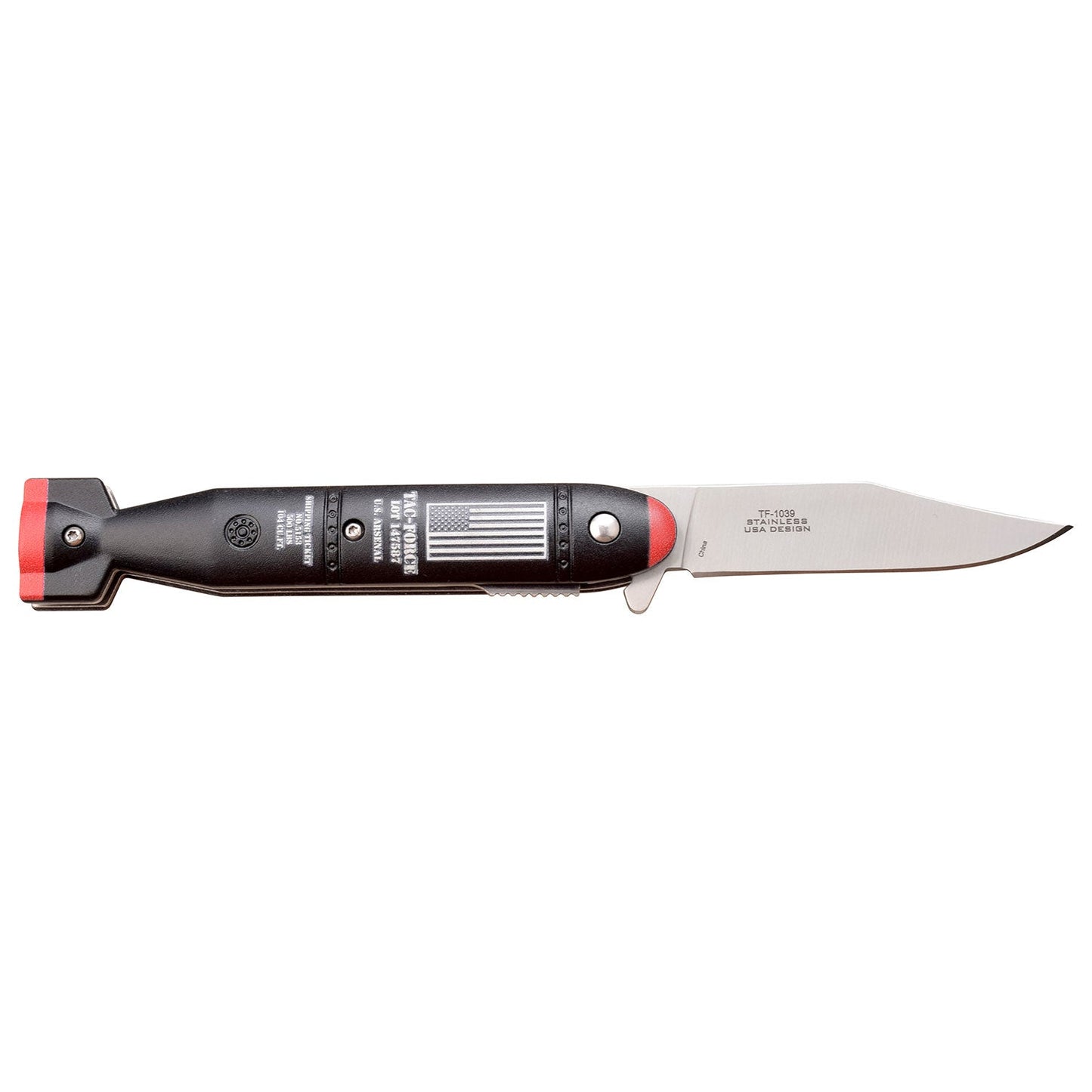 Navaja Tac Force Con Apertura Asistida Por Resorte, 2a Guerra Mundial - TF - 1039LFG Con Grabado Personalizado con Laser - SUIZA + XTREME