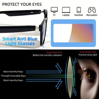 Nuevas gafas inteligentes con Bluetooth, auriculares manos libres para música, parlantes y altavoz, gafas de sol de moda, gafas de sol - SUIZA + XTREME